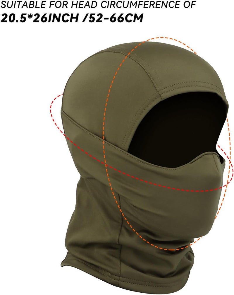 Aoutacc Balaclava Airsoft Mask, Style Tactical Airsoft Full Face Protective Mask,Silicone Mask for Airsoft/Cycling - Image 2